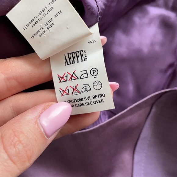 Alberta Ferretti authentic dress 👗size USA 6, 100% silk - Picture 7 of 7